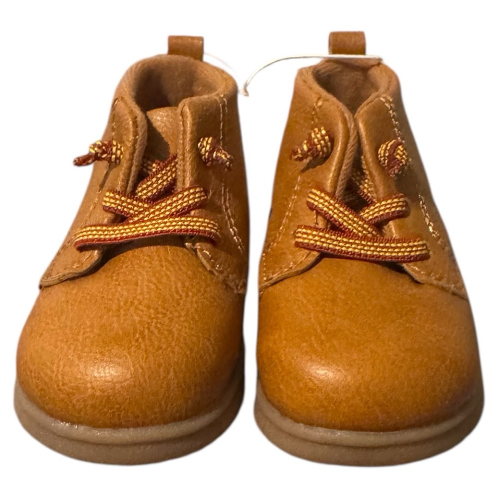 Carters Kids Tan Leather Shoes